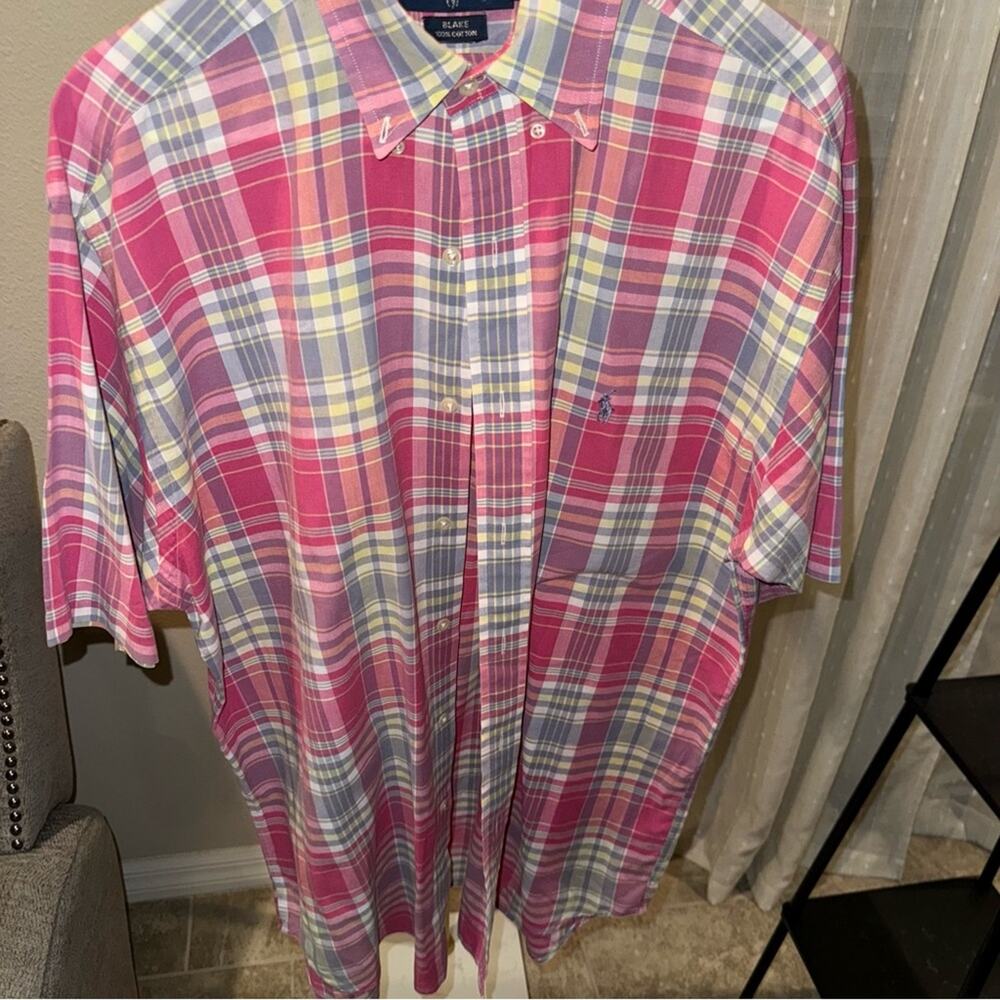 Ralph Lauren Blake Button Down Plaid Shirt - Picture 2 of 4